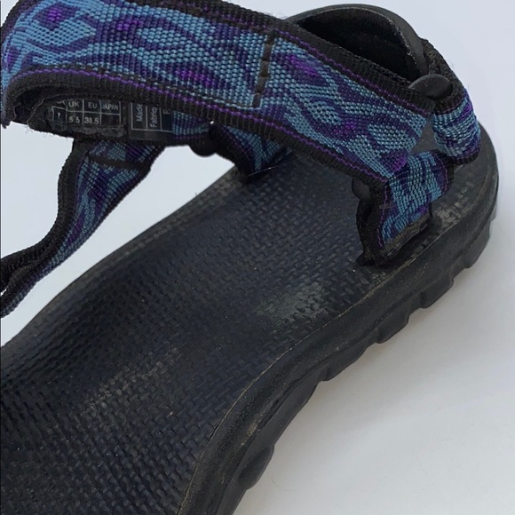 Teva Ladies Sandals Blue and Purple Size 7 - Picture 10 of 16